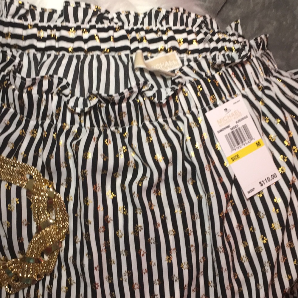 Michael Kors Striped Blouse NWT - Picture 3 of 6